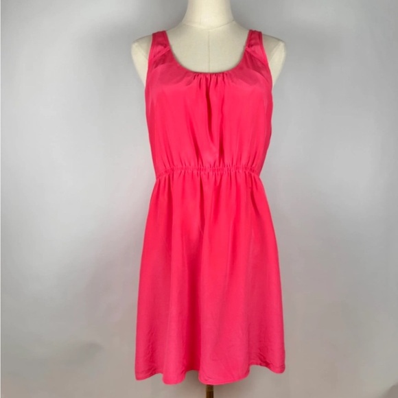 Madewell Vibrant Pink Mini Dress - Picture 3 of 12